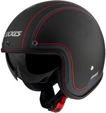 Motocikla ķivere Axxis Hornet SV Royal, L, melna krās.