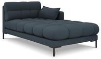 Sofa Micadoni Home Mamaia Chaise Longue, mėlyna sp., dešininė, 185 x 102 cm x 75 cm