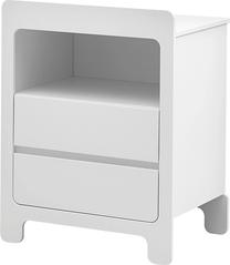 Komoda Pinio Moon, balta sp., 89 cm x 67 cm x 52 cm