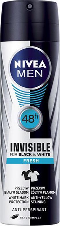 Vīriešu dezodorants Nivea Invisible Fresh, 150 ml