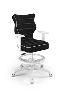 Laste töötool Duo Visto 01, 64 x 64 x 102.5 cm, valge v./must v.