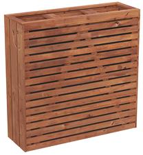 Puķu pods 4IQ, 34 cm x 102 cm, brūna krās.
