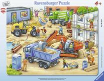 Dėlionė Ravensburger Large construction Site, 40 vnt.