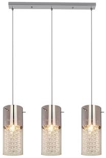 Valgusti rippuv Light Prestige Zara 3, E14, 3 / hõbe v.