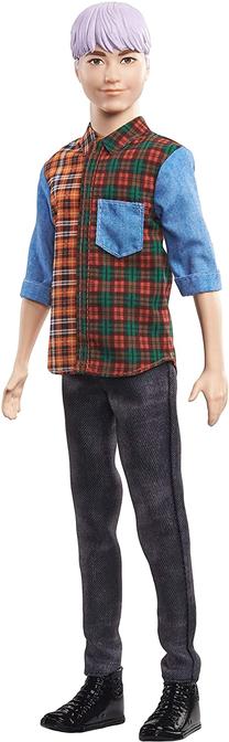 Kукла Кен Mattel Barbie Fashionistas GHW70, 30 см, многоцветный