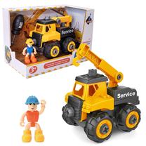 Transporto priemonė su figūrėle Construction Kit Crane 110653, įvairių spalvų