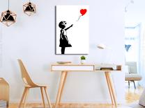 Reprodukcija Artgeist Little Girl With A Balloon, i-c-0128-b-a, 20 cm x 30 cm