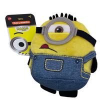 Pliušinis žaislas Mattel Minions Squeeze N Sing GNB34, mėlyna sp./geltona sp., 12 cm
