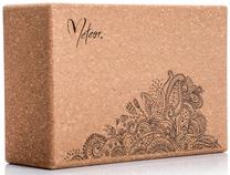 Jogas bloks Meteor Fitness And Yoga Cork Block, 23 cm, brūna krās.
