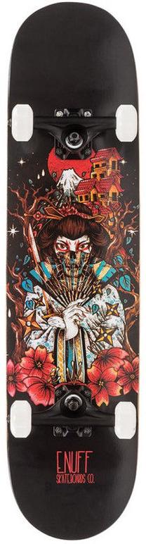 Скейтборд Enuff Nihon Geisha, черный цв./красный цв.
