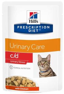 Mitrā kaķu barība Hill's Urinary Care Stress, vistas gaļa, 0.085 kg, 12 gab.