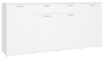 Komoda VLX 3074927, balta sp., 75 cm x 36 cm x 160 cm