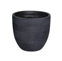 Gėlių vazonas Domoletti LT14543B, keramika/molis, Ø 35 cm, antracito sp.