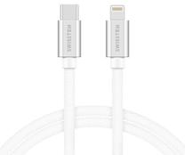 Vads Swissten, Apple Lightning/USB-C, 200 cm, balta krās.