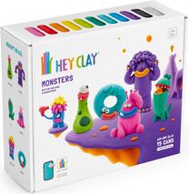 Veidošanas pasta Hey Clay Modeling Clay Monsters 15018E, daudzkrāsaina
