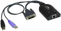 Провод Aten KA7168 USB, RJ-45, черный цв.