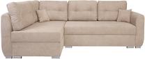 Kampinė sofa Leon Lux 3DL.RECBKMU, smėlio sp./smėlio ruda sp., 250 x 153 cm x 73 cm