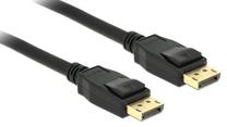 Провод Delock Displayport / Displayport Display port male, Display port male, 3 м, черный цв.