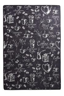 Ковер Conceptum Hypnose Cappuccino Siyah, многоцветный, 140 см x 60 см