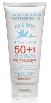 Priemonė įdegio priežiūrai nuo saulės Picu Baby SPF50+, 200 ml