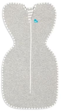 Plāns guļammaiss zīdainim Love To Dream Swaddle Up Etap 1, pelēka krās., 60 cm