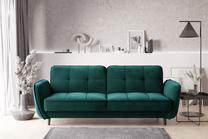 Sofa Bellis Velvetmat 38, tamsiai žalia sp., 90 x 220 cm x 83 cm