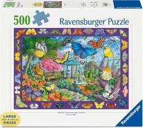 Puzle Ravensburger The Butterfly Place, 50 cm x 70 cm, 500 gab., daudzkrāsaina