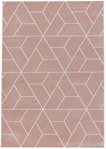 Ковер комнатные Ayyildiz Efor Geometric 3715, розовый цв., 290 см x 200 см