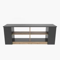 ТВ стол Kalune Design Space, ореховый цв./темно-серый цв., 35 см x 140 см x 51.8 см