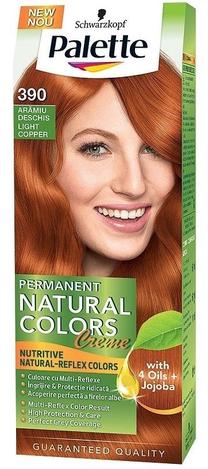 Matu krāsa Schwarzkopf Palette, light copper krās., Light Copper 390