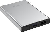 Lādētājs-akumulators (Power bank) Ansmann, 5000 mAh, sudraba krās.