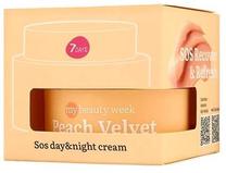 Veido kremas 7days Peach Velvet Sos Day & Night, 50 ml