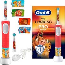 Elektrinis dantų šepetėlis Oral-B Vitality Pro 103 The Lion King, oranžinė sp.