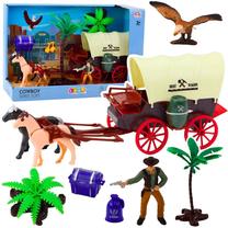 Figūrėlių rinkinys, su priedais Lean Toys Cowboy, įvairių spalvų