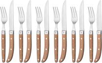 Stalo įrankių komplektas WMF Ranch Steak Cutlery, ruda sp., 12 vnt.