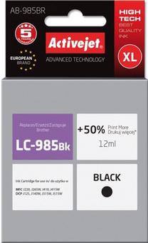 Tintes printera kasetne ActiveJet Premium AB-985BR, melna krās., 12 ml