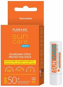 Priemonė įdegio priežiūrai veidui/lūpoms Floslek Sun Care SPF50+, 16 g