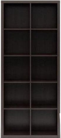 Black Red White Bookshelf Nepo REG/19/8 Wenge