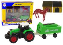 Žaislinis traktorius Lean Toys Farm World 13289, 1:64, įvairių spalvų