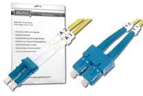 Laidas Digitus LC / SC Fiber Optic Patch LC Optic, SC Optic, 1 m, geltona