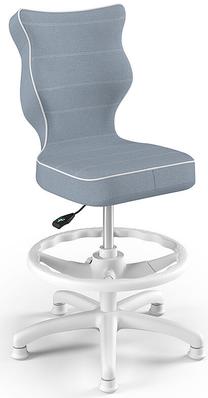 Vaikiška darbo kėdė Petit HC+F, 33.5 x 30 x 89.5 cm, mėlyna/balta