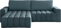 Kampinė sofa Bonett Grande 75, mėlyna sp., kairinė, 175 x 250 cm x 92 cm