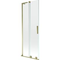 Dušas siena Mexen Velar L, 70 cm x 150 cm, caurspīdīga krās./zelta krās./rūdītais