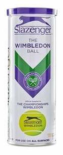 Набор теннисных мячей Dunlop Slazenger Wimbledon, желтый цв., 3 шт.