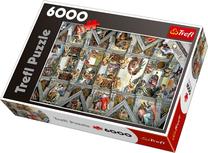 Dėlionė Trefl Vault of the Sistine Chapel 65000, 136 cm x 96 cm, 6000 vnt., įvairių spalvų