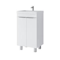 Vannitoakapp valamuga Domoletti Box SA50DL-3, valge v., 35 cm x 46 cm x 81 cm