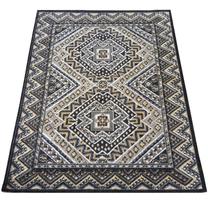 Kilimas vidaus Lara 09, balta sp./garstyčių sp./juoda sp., 170 cm x 120 cm