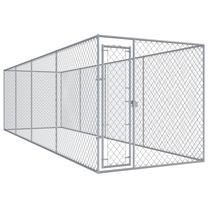Voljeras VLX Outdoor Dog Kennel, 760 x 192 x 185 cm, cinkuotasis plienas