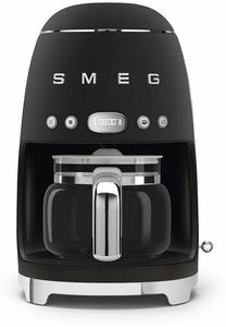 Filtra kafijas automāts Smeg 50's Style DCF02BLMEU, melna krās.