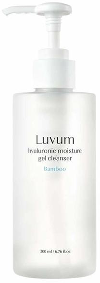 Sejas mazgāšanas želeja Luvum Bamboo Hyaluronic Moisture, 200 ml